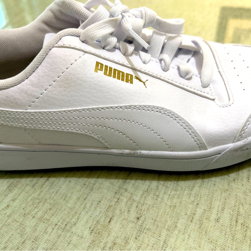 PUMA white mens shoes 8.5